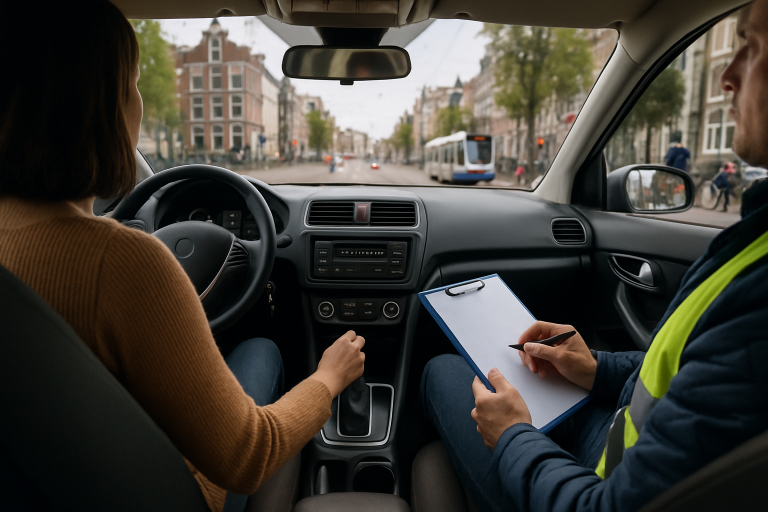 Automaat rijles volgen in Amsterdam